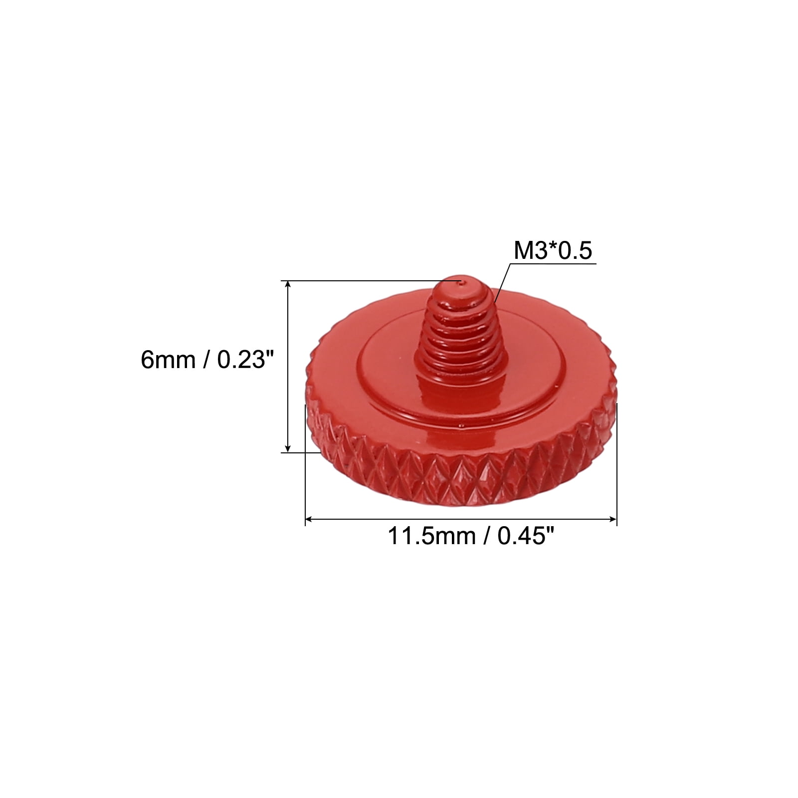 Unique Bargains  Shutter Release Pure Copper Camera Button For DSLR/SLR 0.45x0.23 Red