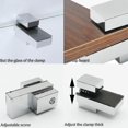 thumbnail image 4 of Glass/wood Shelf Bracket Wall Bracket For 5-15mm Thick Shelf (4pcs), 4 of 5