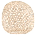 thumbnail image 1 of Bamboo Woven Lampshade for Home Use Light Yellow Ceiling Light ShadeCompatible with Most Lamps 12.5x19.5 Inches, 1 of 8