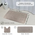 thumbnail image 3 of Memory Foam Bath Mat Taupe Pebble Design 32x20, 3 of 10