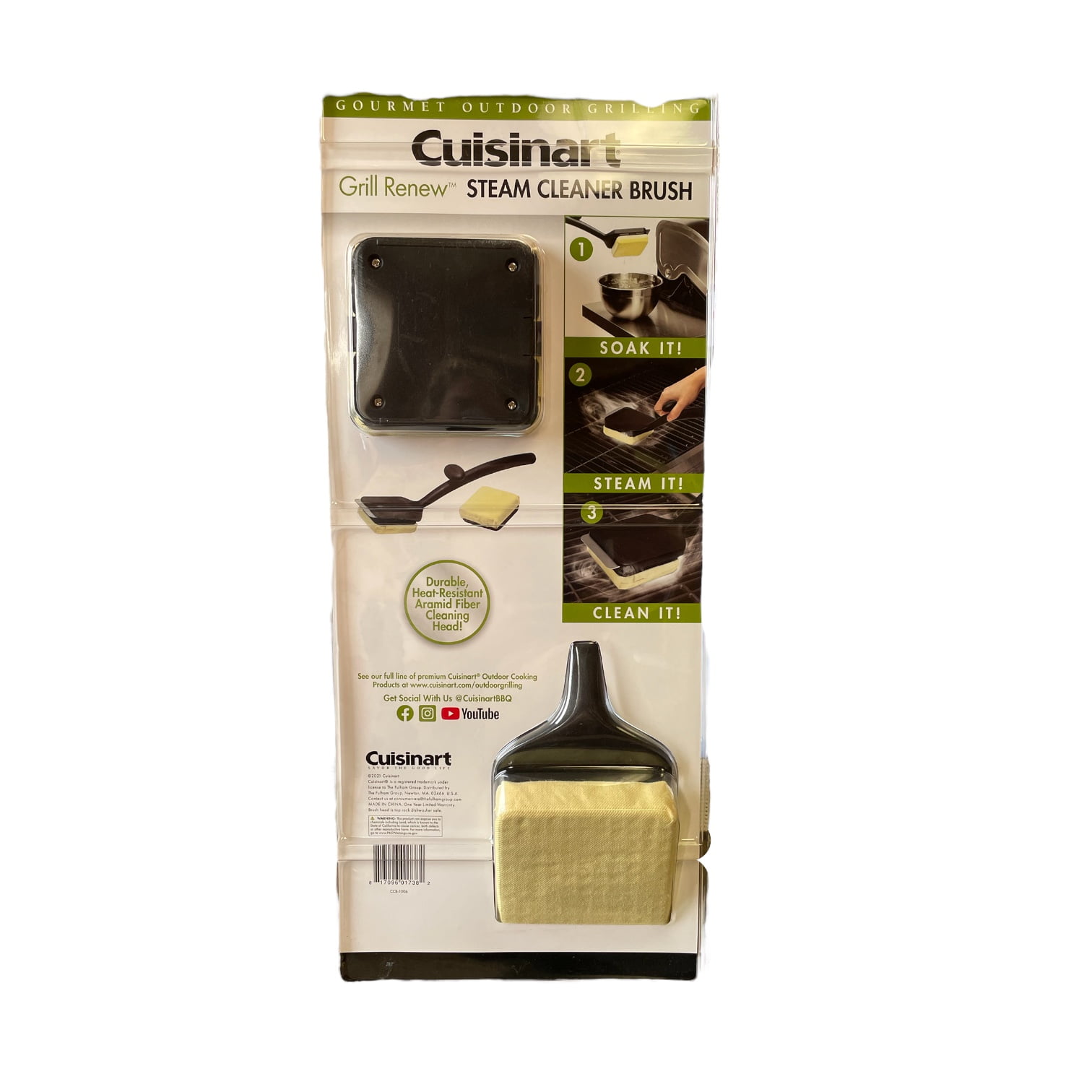Cuisinart Grill Renew Steam Cleaning Kit, CCB-2717