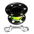 thumbnail image 3 of Línea De Carrete De Carrete Del Finger De Aleación De Aluminio Línea De De 30m Y Broche Del Extremo Del Doble Del Acero Inoxidable 10cm Negro DYNWAVEMX Buceo, 3 of 8