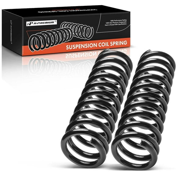 A-Premium 2Pcs Front Suspension Coil Spring Set Compatible with Chevrolet Chevelle 1969-1972, El Camino 1969-1970 & Oldsmobile Cutlass, Cutlass Supreme, F85 1968-1972 & Pontiac GTO, LeMans, Tempes
