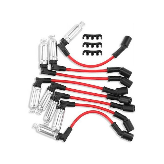 Spark Plug Wire Set 8 - Compatible with 2009 - 2011 Chevy Avalanche 2010