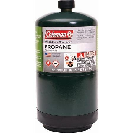 Coleman 333264 Propane Fuel Pressurized Cylinder, 16 (Best Price On Propane Tanks)