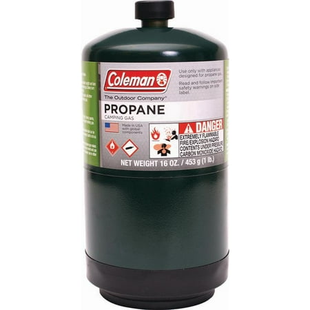 E420 Propane - Coleman 333264 Propane Fuel Pressurized Cylinder, 16 Oz