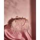 thumbnail image 3 of Bolso de mano Tessco para mujer, con plumas de avestruz, esponjosa, rosa, 3 of 6
