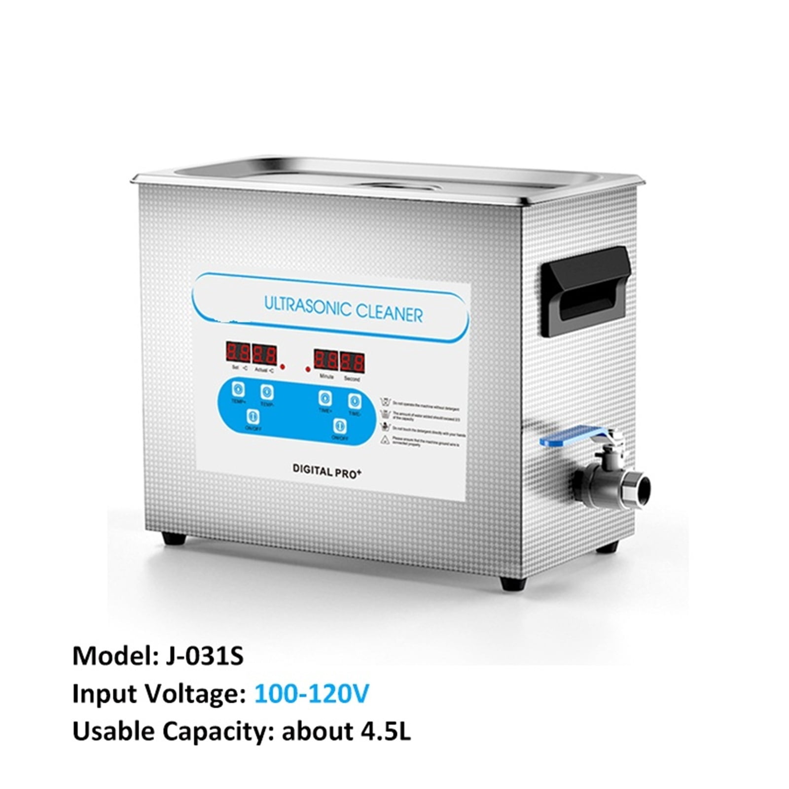 6.5L Ultrasonic Cleaner Heated Ultra Cleaner With Timer 40kH Ultrasonic Cleaning Machine for Carburetor Engine Parts