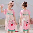 thumbnail image 1 of Sanrios-Camisón de dibujos animados para niños, vestido de pijama de manga corta, ropa de casa, Hello Kitty, Cinnamoroll, Kuromi, Kawaii, Verano gym unisex, 1 of 2