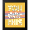 thumbnail image 2 of Allen, Kimberly 12x14 Black Modern Framed Museum Art Print Titled - You Got This V2, 2 of 5