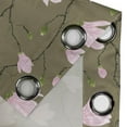 thumbnail image 4 of Ambesonne Grommet Curtain, , 50"x60", Khaki Soft Pink, 4 of 5