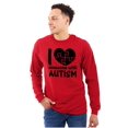 thumbnail image 3 of I Love Someone with Autism Puzzle Long Sleeve TShirt Men Women Brisco Brands S, 3 of 6