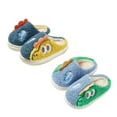 thumbnail image 2 of FUZHIQ Toddler House Slippers Size 8 Cartoon Animal Soft Sole Toddler Shoes Warm Non- First for Home Indoor Winter Bedroom Non Baby Girls Boys, 2 of 6
