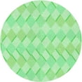 thumbnail image 1 of Ahgly Company Indoor Round Patterned Stoplight Go Green Area Rugs, 5' Round, 1 of 6
