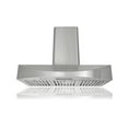 thumbnail image 2 of KOBE CHX3836SQBD-WM-3 Brillia 36-inch Ductless Wall Mount Range Hood, 3-Speed, 400 CFM, Fits Ceiling Height 7.5'-9.5', 2 of 6