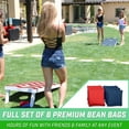 thumbnail image 3 of GoSports 3 x 2 ft Chevron Design Cornhole Game Set - Includes Two 3 x 2 ft Boards, 8 Bean Bags, and Carry Case, 3 of 7