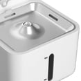 thumbnail image 3 of Fuente de agua para gatos con sensor infrarrojo lejano, descarga de agua, dispensador automático inalámbrico para gatos y perros, modelo de carga de 2600 mAh., 3 of 11