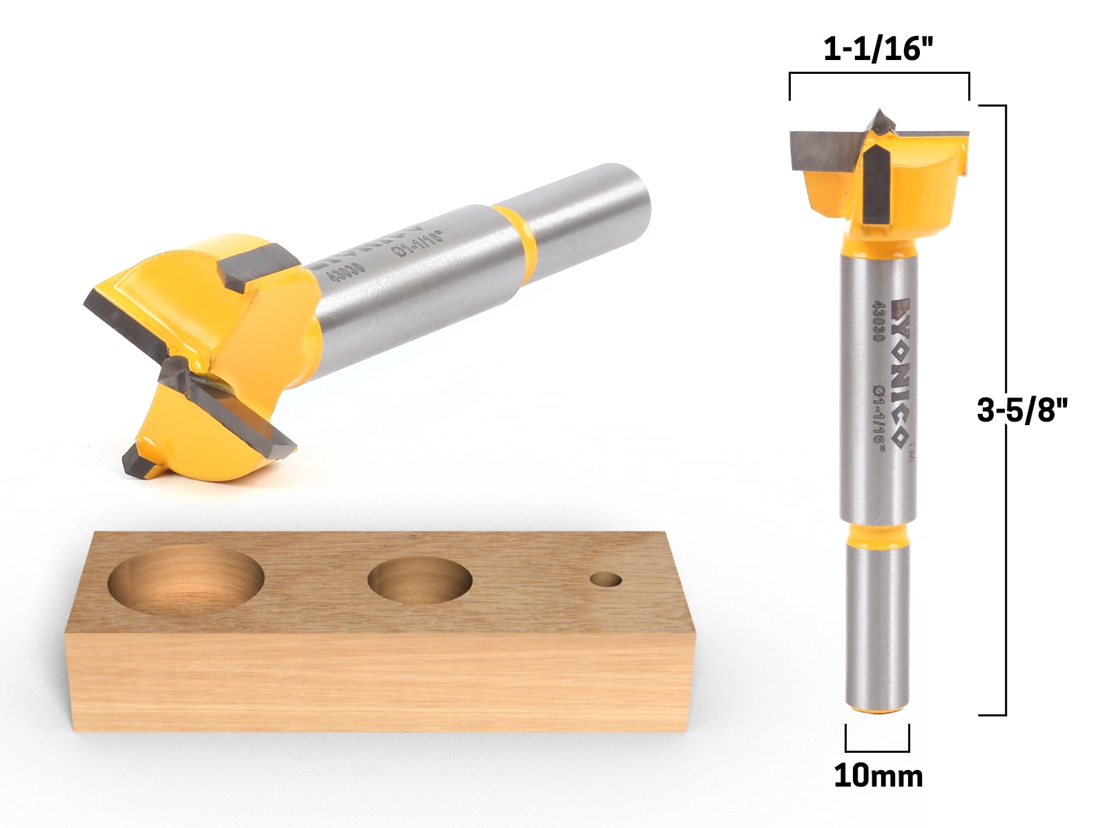 12 PCS Diamond Hole Saw Kit, 10 Sizes Diamond Drill Bits with