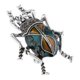 thumbnail image 2 of Broche de insecto Yinane para Hombre Azul, 2 of 8