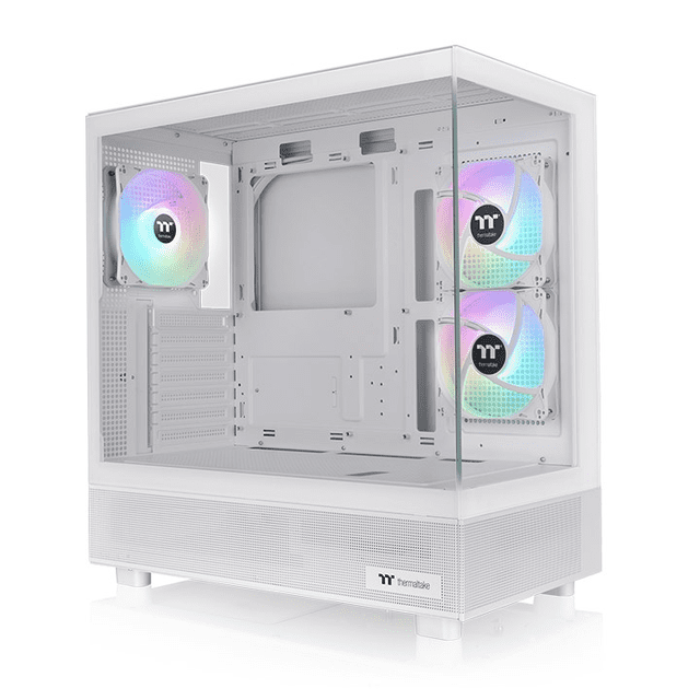 Gabinete thermaltake view 270 plus tg argb snow atx cristal midtower ca-1y7-00m6wn-01