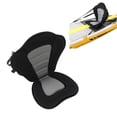 thumbnail image 4 of Kayak , 210D Polyester Fiber Anti Skid Kayak Backrest Support Soft Ergonomic With Detachable Storage Bag For Fishing, 4 of 8