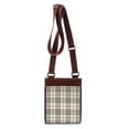 thumbnail image 5 of Pre-Owned Burberry Beige/Red Small Flat Crossbody Shoulder Bag Nova Check Canvas, 5 of 8