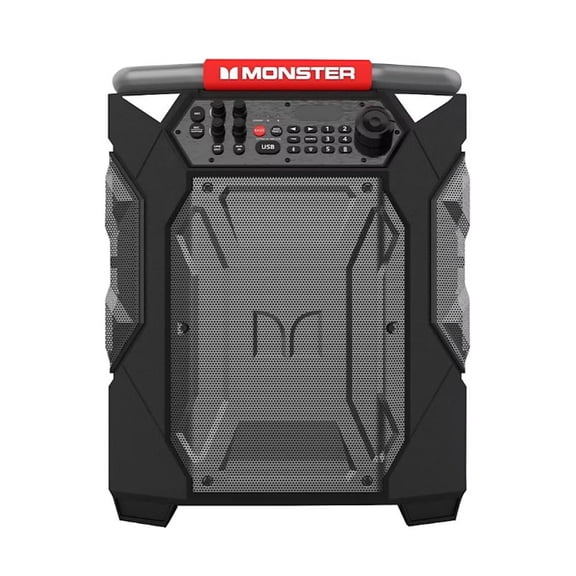 Restored Monster Rockin' Roller 300 Indoor/Outdoor Portable Bluetooth Speaker MNRR300 (Refurbished)