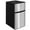 Silver, variant on HOMCOM 3.2 Cu Ft Mini Fridge with Freezer Adjustable Shelf Reversible Doors