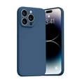 thumbnail image 1 of PANDACO Soft Shell Matte Navy Case for iPhone 14 Pro, 1 of 5