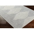 thumbnail image 2 of Mark&Day Outdoor Rugs, 3x10 Okswerd Global Indoor/Outdoor Light Gray Runner Area Rug, Non Shedding Blue Grey Carpet for Patio, Porch, Deck, Bedroom, Living Room or Kitchen (2'7" x 10' Runner), 2 of 5