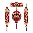 thumbnail image 1 of Spring Festival Couplets Chinese New Year Decorations for Wall Door New Year G, 1 of 6