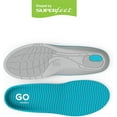 thumbnail image 4 of GO Comfort All Day Insole, teal, Large, W: 12+, M: 11.5-14 Regular US, 4 of 6