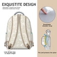 thumbnail image 5 of Paisley Gift Backpack for Fashionable Students - Trendy School Bookbag, Waterproof Laptop Backpack with Paisley Design, College Essential, 5 of 6