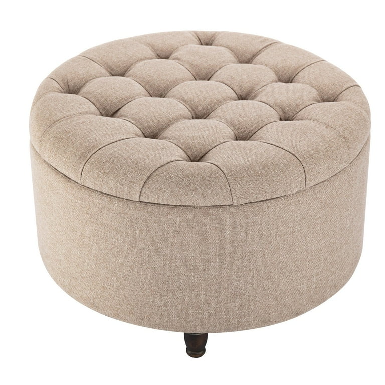 Bencomo tufted cheap storage ottoman