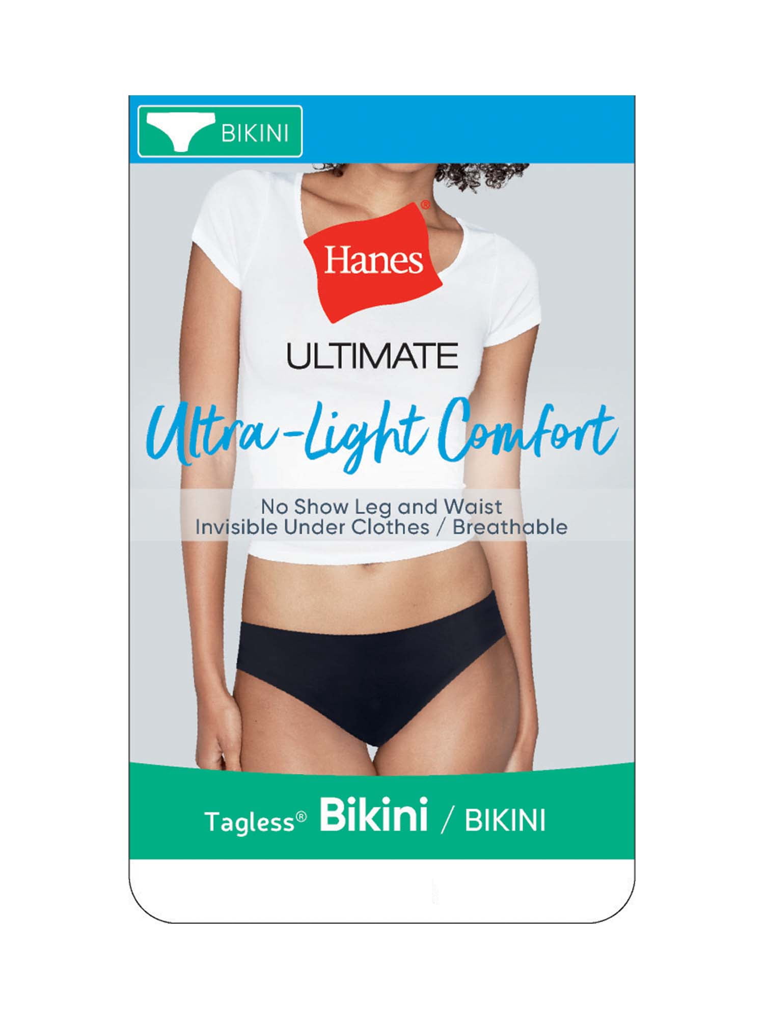 Hanes Women's Ultimate Ultra-Light Comfort Bikini Panty