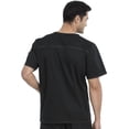 thumbnail image 5 of Dickies Gen Flex Medical Scrubs Top for Men V-Neck 81722, L, Black, 5 of 8
