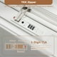 thumbnail image 5 of Juego de equipaje Joyway de 5 piezas con portavasos ampliable un 25%, blanco, 5 of 8