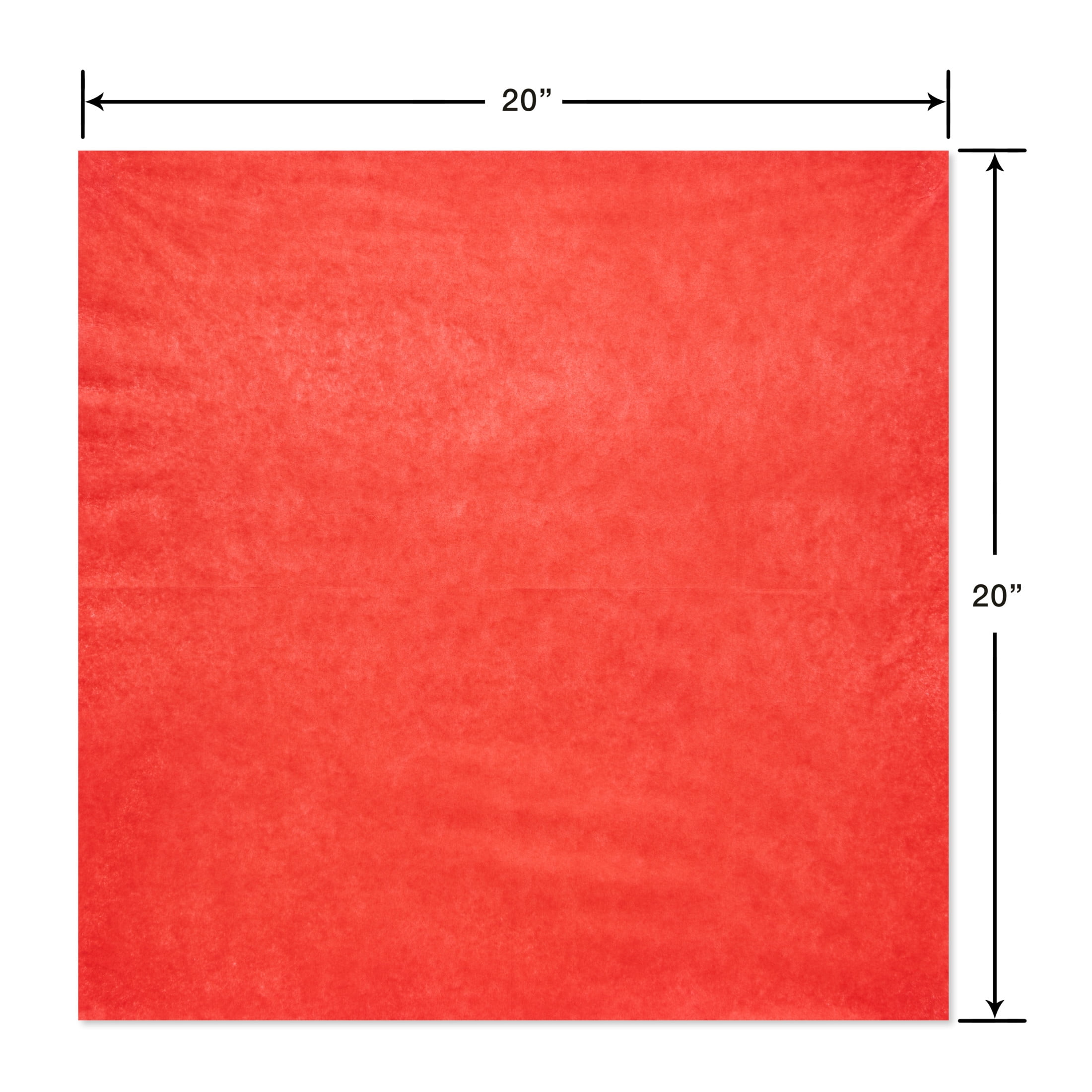 American Greetings Christmas Gift Tissue Paper, Red, White and Green (20" x 20" , 40-Sheets)