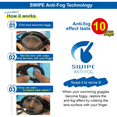 thumbnail image 2 of VIEW Swimming Gear V-240ASA AILE SWIPE Anti-Fog Racing Swim Goggles, Blue/Pink Mirrored Lens, 2 of 4