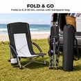 thumbnail image 7 of Alvantor Camping Chair - Folding Outdoor Chair with Mesh Back, Cup Holder, Heavy Duty 250 LBS, Portable with Carry Bag for Beach Picnic, 7 of 7