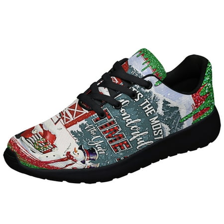 

Red Truck ChriStas It s The MoStWonderful Time Of The Year Shoes Sneakers Black Size 11.5