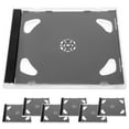 thumbnail image 1 of Miangastore 6pcs CD Cases Practical CD Holders Portable Disc Storage Organizers DVD Boxes for Home, 1 of 8