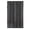 Black, variant on Gauze Sheer Curtains - Solid Color Semi-Transparent Window Panels 39x51 Inches, Nylon-Spandex Light Filtering, Rod Pocket Design (Gray)