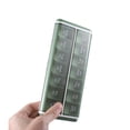 thumbnail image 5 of Unique Bargains Useful Durable 14 Grids Double Row Pill Case for Travel 1 Pc Green, 5 of 6
