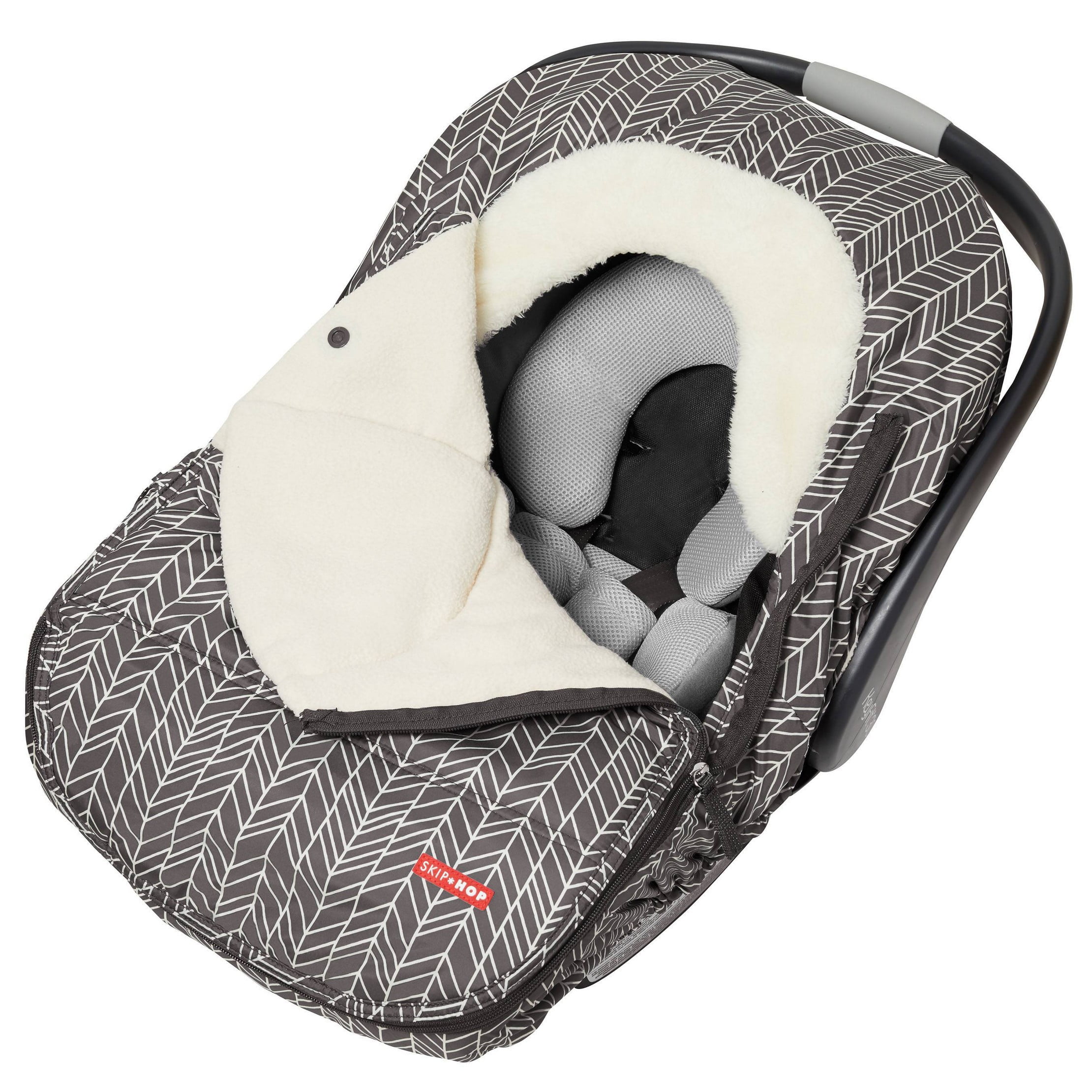 Stroll & Go Car Seat Cover - Gray Feather