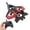 Red, variant on RC Glider, 2.4Ghz Remote Control Airpalne, 4 Engine Thrust, 3 Speeds, 360 Stunts Remote Control Plane Toy with Lights
