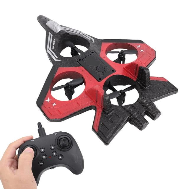 Avión RC Turbofan De 4 Motores De 2,4 GHz, Acrobacias De 360, Estabilización De Altitud, Batería Recargable, Juego Fácil Para Un Vuelo Suave