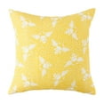 thumbnail image 5 of (2 pack) Mainstays 2-pack Bee Kind Reversible Outdoor Throw Pillow, 16 inch, Yellow, 5 of 7