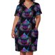 thumbnail image 3 of Vestido de noche con bolsillos sueltos y diseño de cupcakes de Blacklight, vestidos de novia para mujer, falda de verano para mujer, 3 of 7