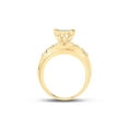 thumbnail image 4 of 10kt Yellow Gold Round Diamond Bridal Wedding Engagement Ring 7/8 Cttw, 4 of 4